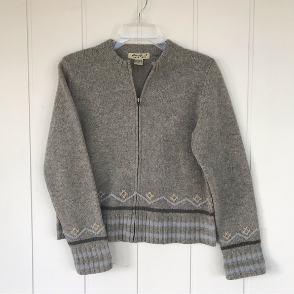 Vintage Eddie Bauer sweater-100% Lambs Wool - Picture 6 of 7